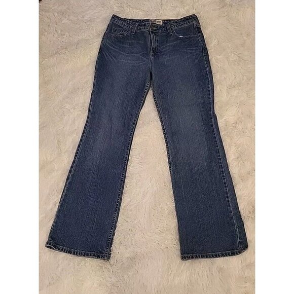 Signature By Levis Jeans Women 12 MED Misses Medium Blue Bootcut Mid Rise EUC - Picture 1 of 11